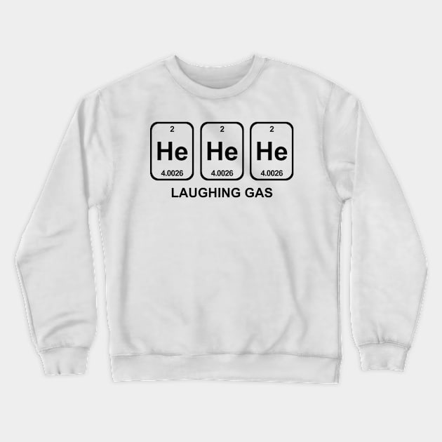 Laughing Gas Crewneck Sweatshirt by SillyShirts